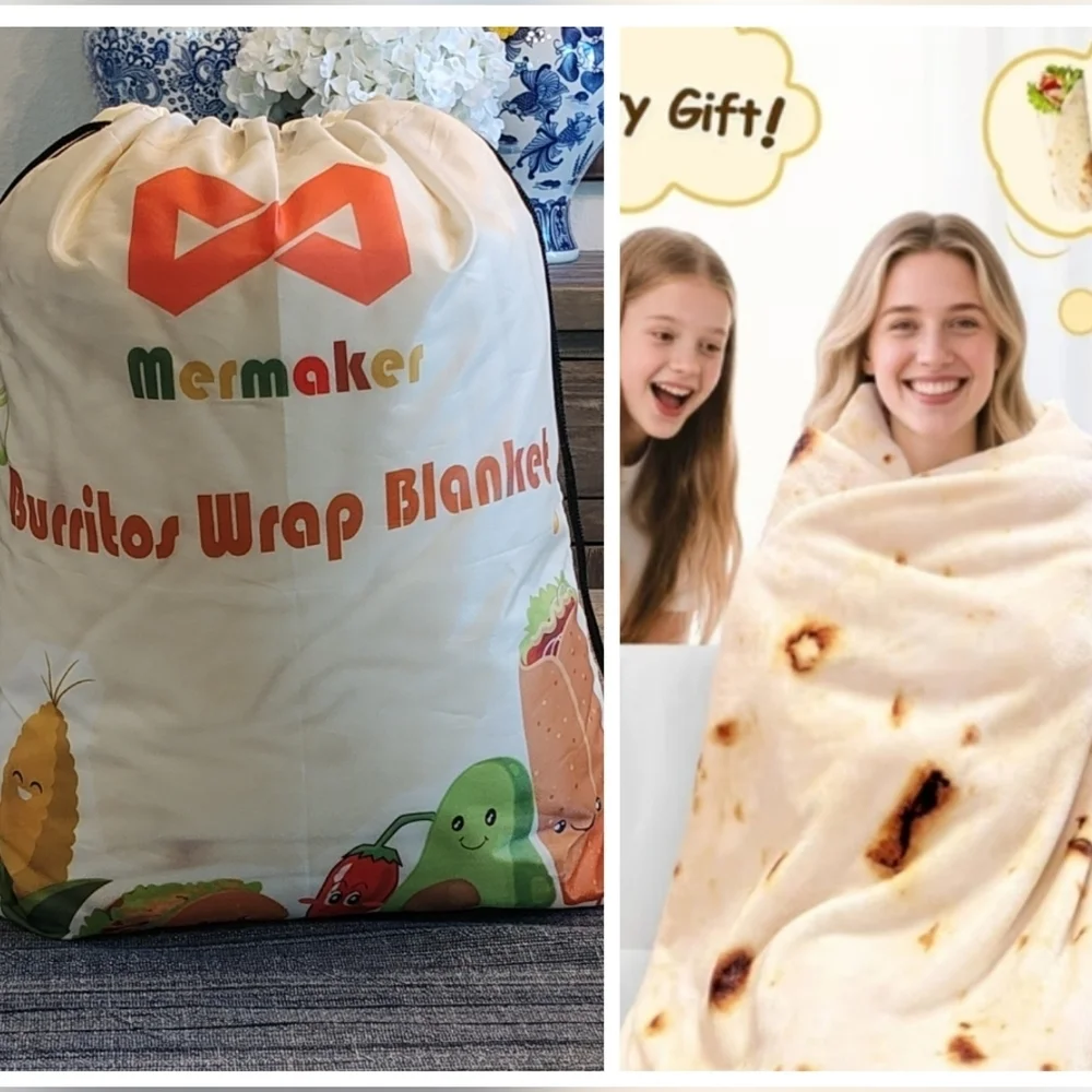 New Burritos Wrap Blanket